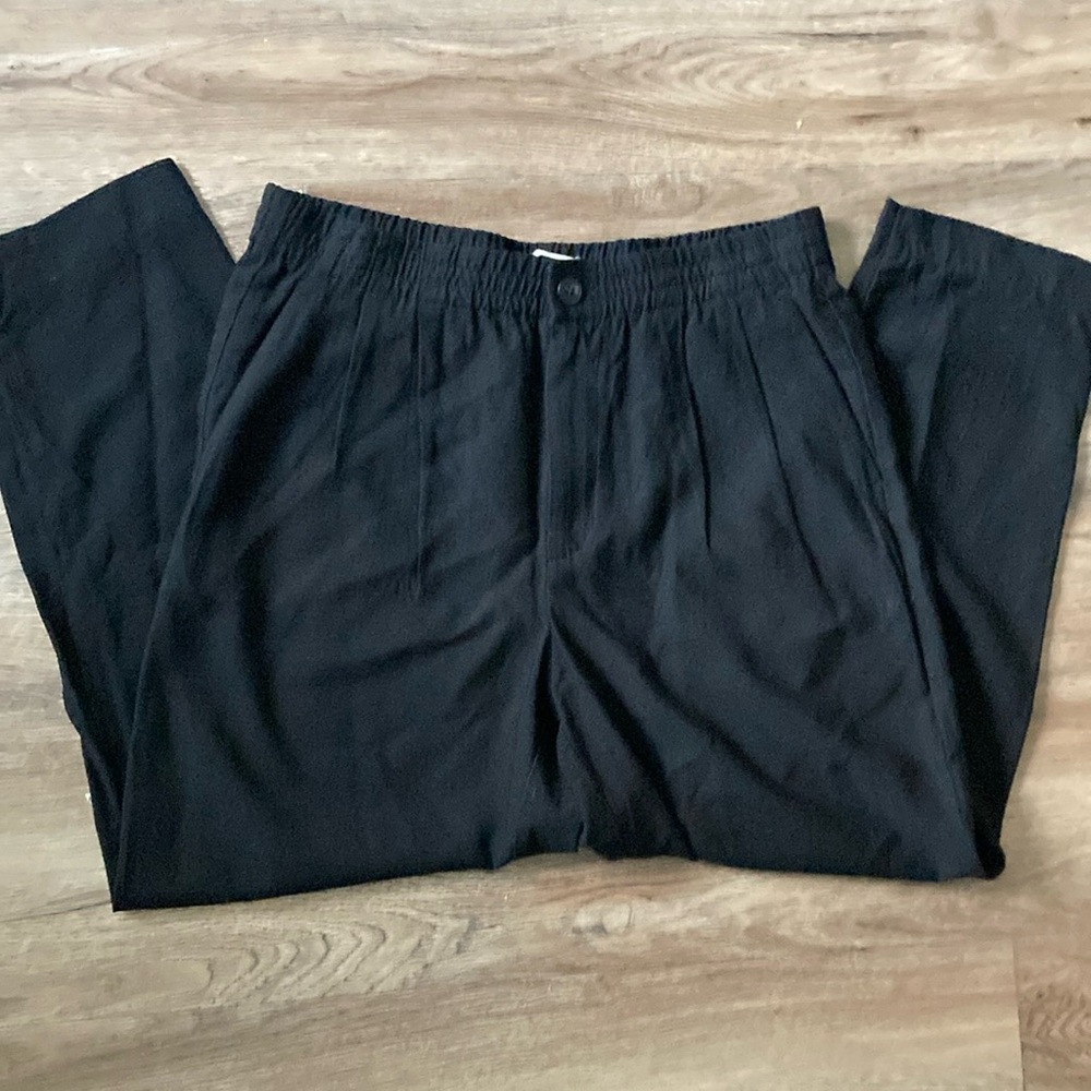 Madewell Black Straight Leg Pants